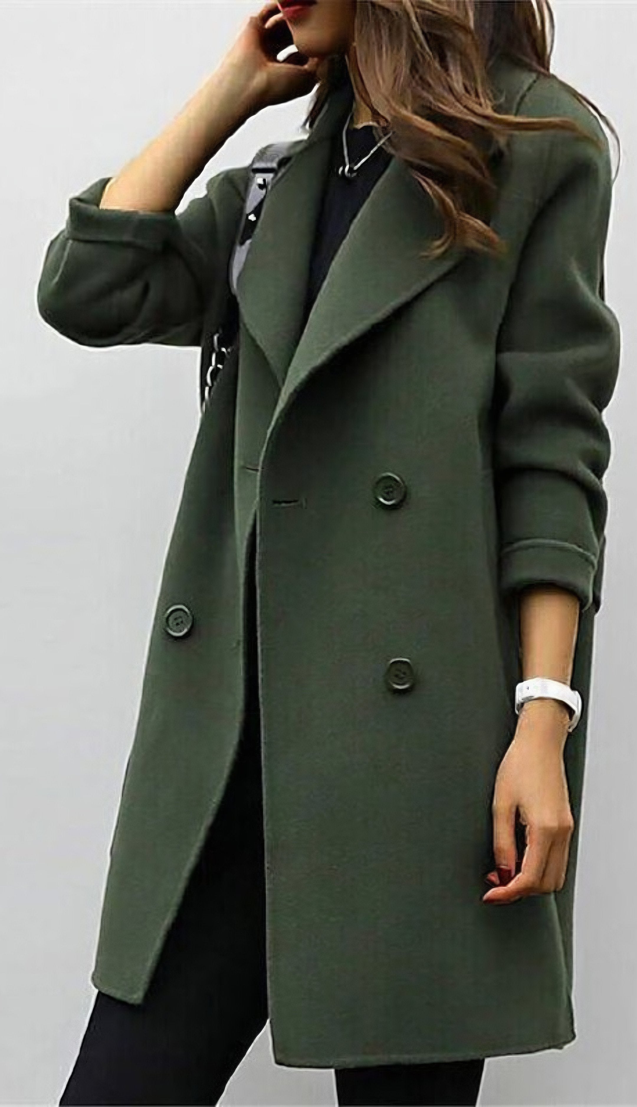 Women's Oversized Longline Wool Coat
