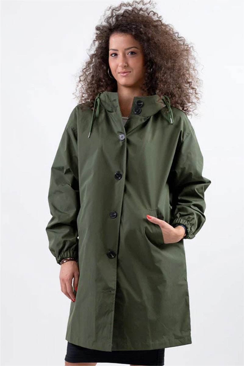 Women's Oversized Hooded Longline Coat