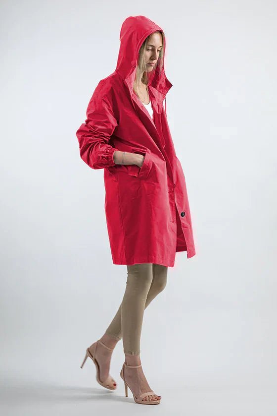Women's Oversized Hooded Longline Coat