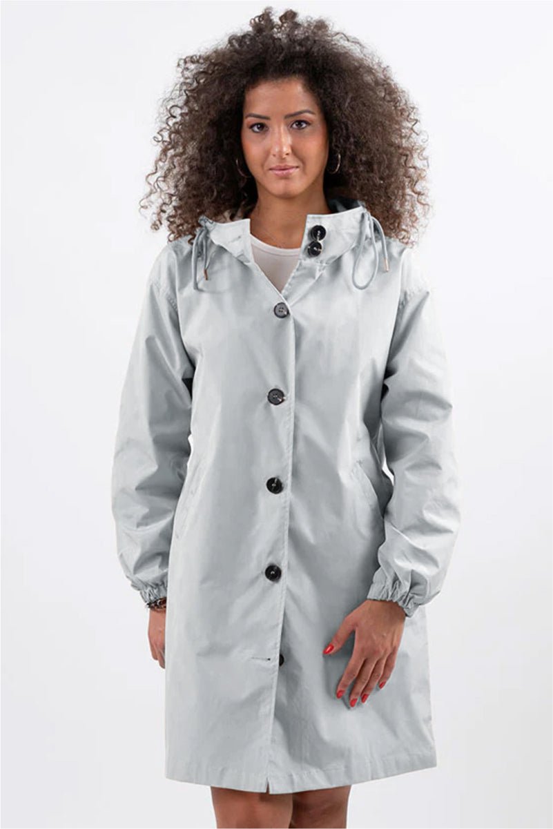 Women's Oversized Hooded Longline Coat