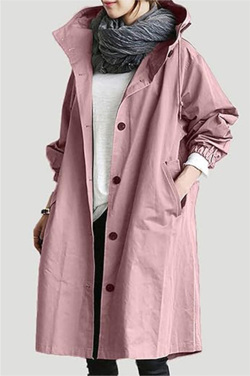 Women's Oversized Hooded Longline Coat