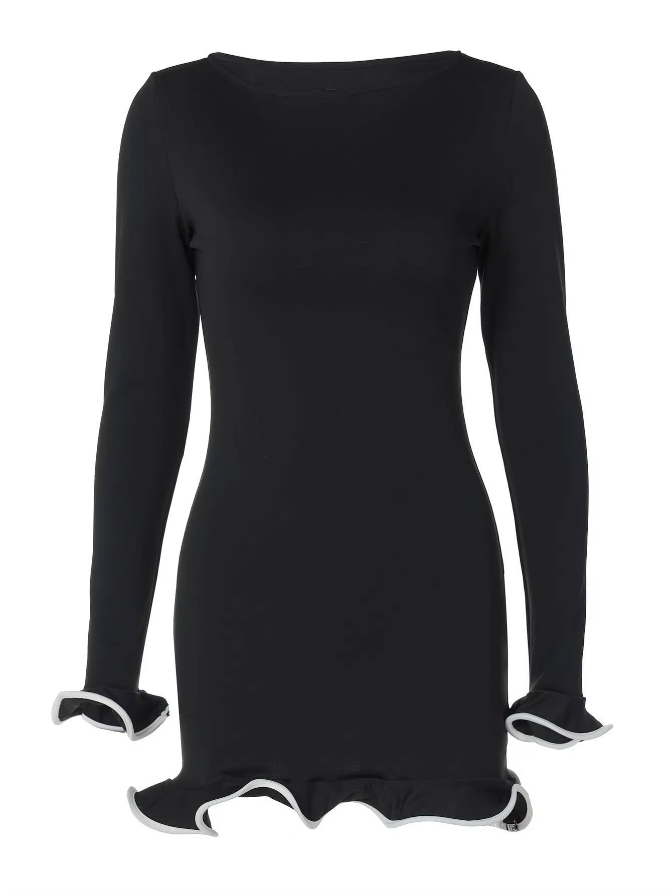 Women's Long Sleeve Bodycon Mini Party Dress