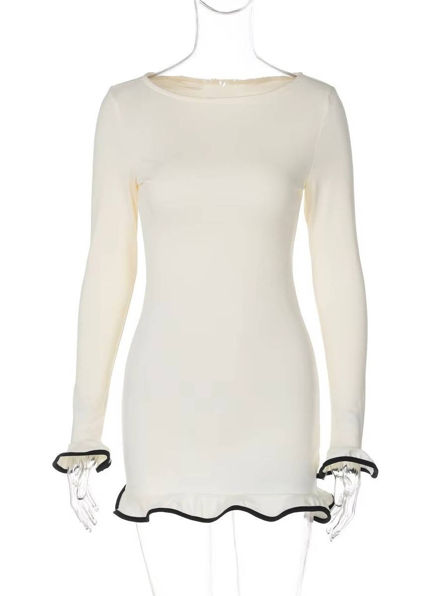 Women's Long Sleeve Bodycon Mini Party Dress