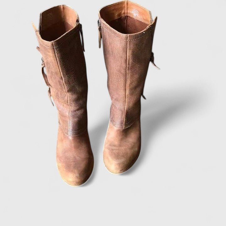 Women's Leather Slouch Boots