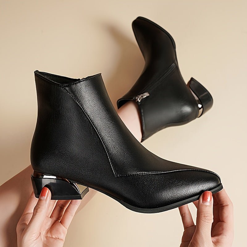Women's Faux Leather Ankle Boots