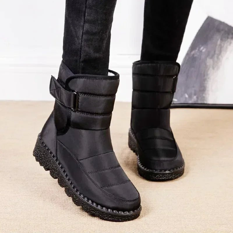 Women's Quilted Waterproof Snow Ankle Boots