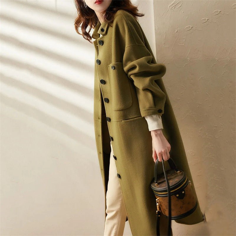 Women's Oversized Longline Wool Coat