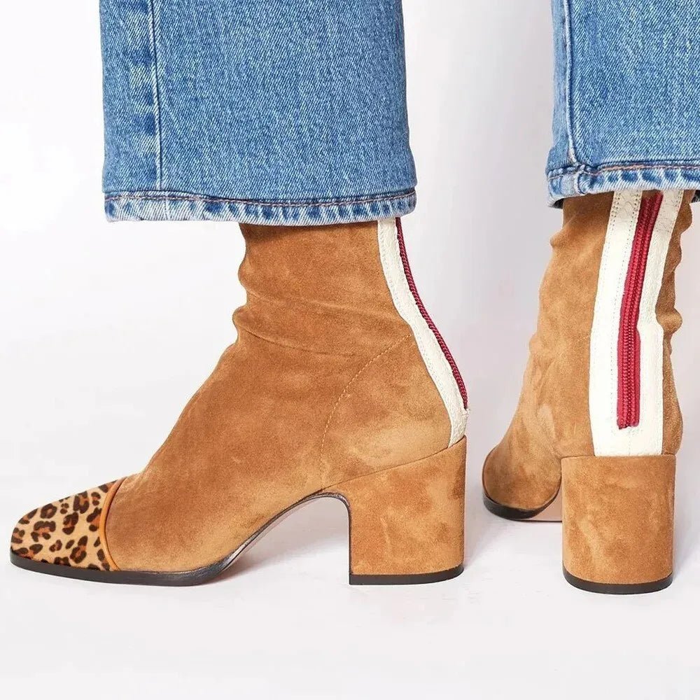 Women's Slim Suede Ankle Boots