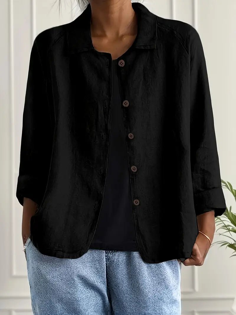 Women's Shirt Jacket - Black