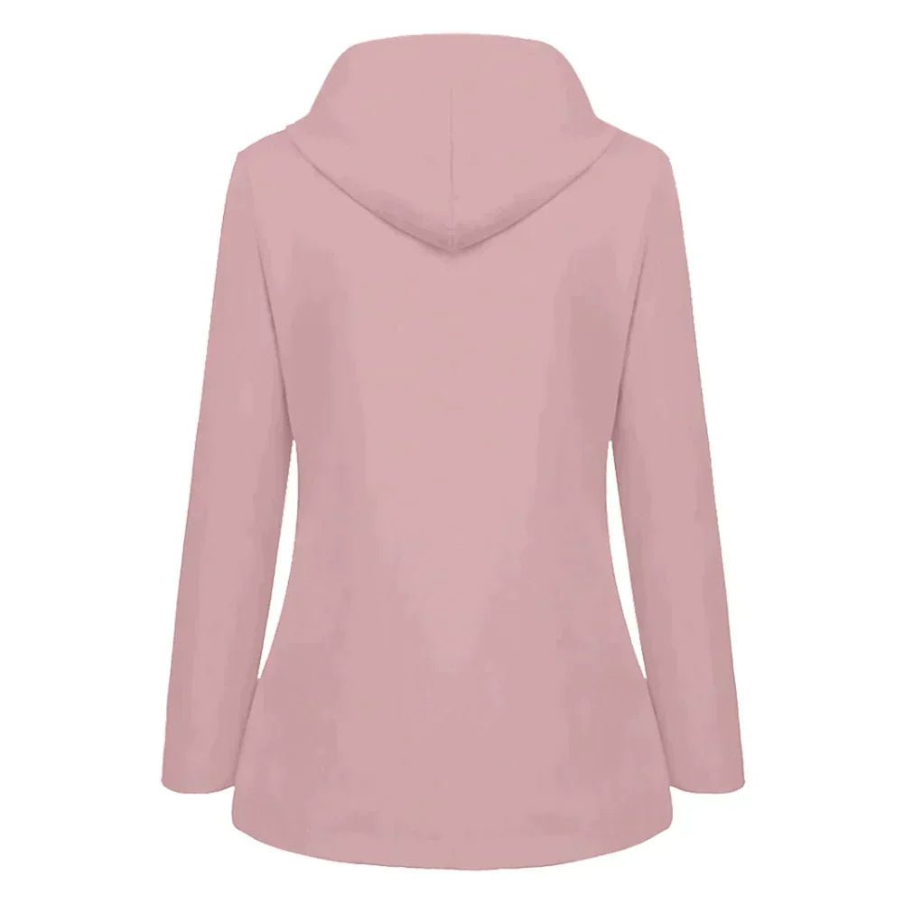 Women's Rain Waterproof Hooded Teddy Jacket