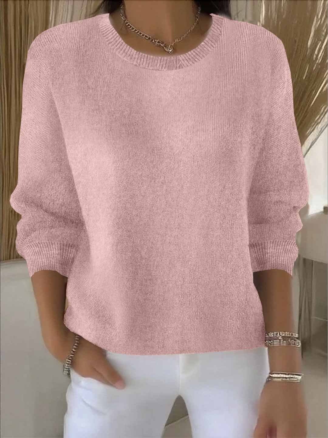 Women's Oversized Jumper - Pink