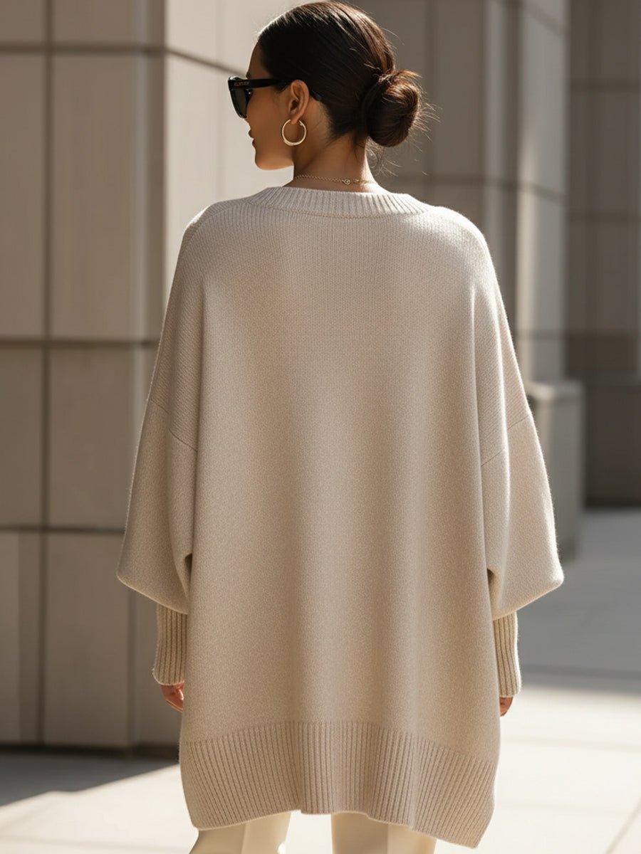 Women's Oversized Poncho Jumper