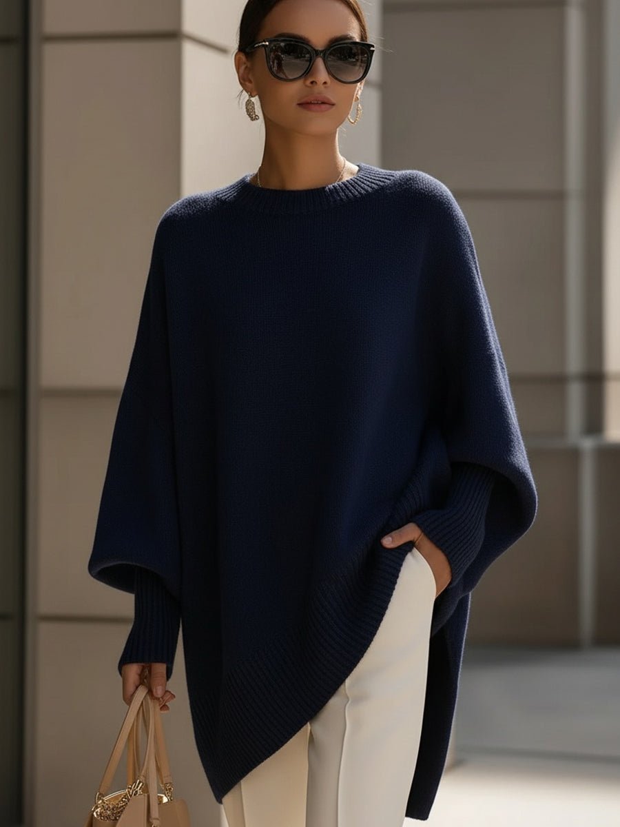 Women's Oversized Poncho Jumper