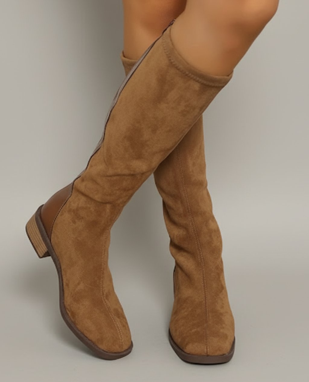 Women's Faux Suede Knee-High Boots