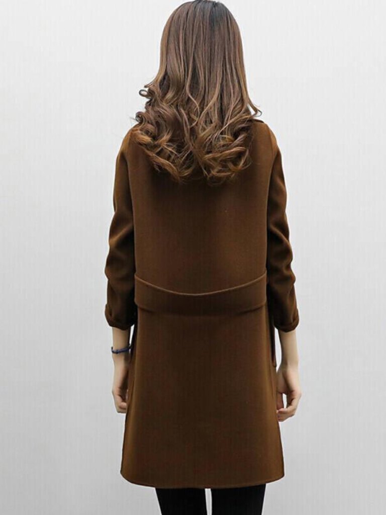 Women's Oversized Longline Wool Coat