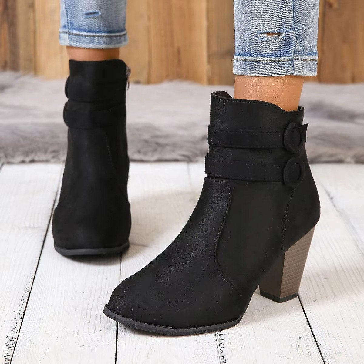 Women's Suede Ankle Boots