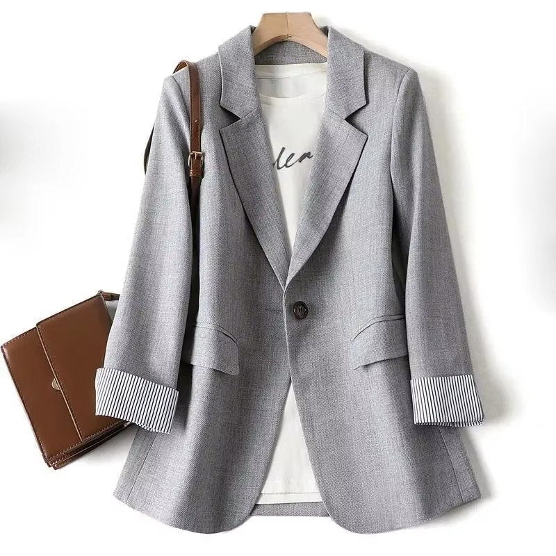 Women's Work Blazer - Gray
