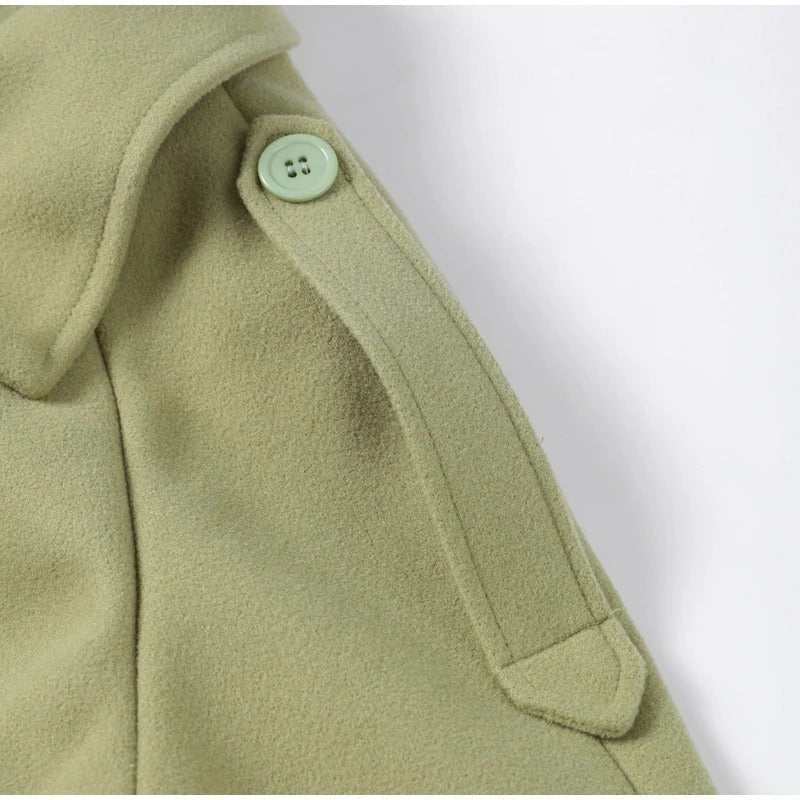 Women's Oversized Wool Trench Coat
