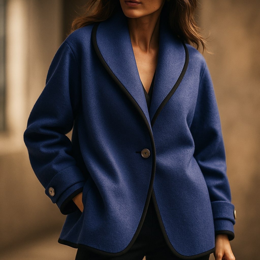 Women's Wool Shawl-Collar Coat