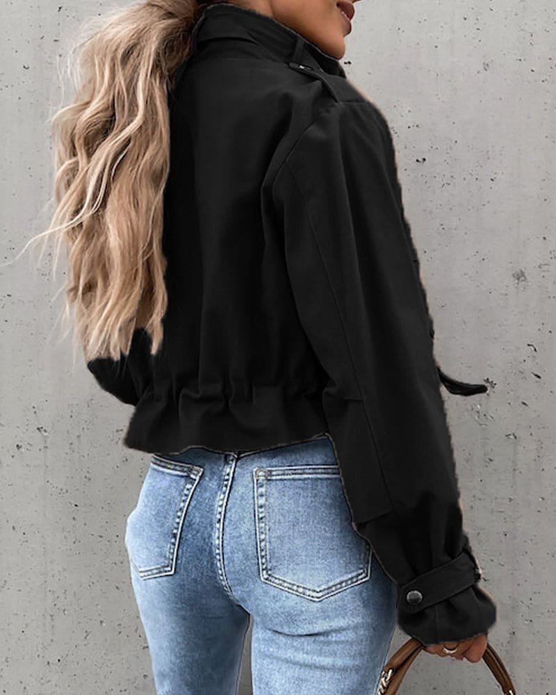 Women's Cropped Utility Jacket