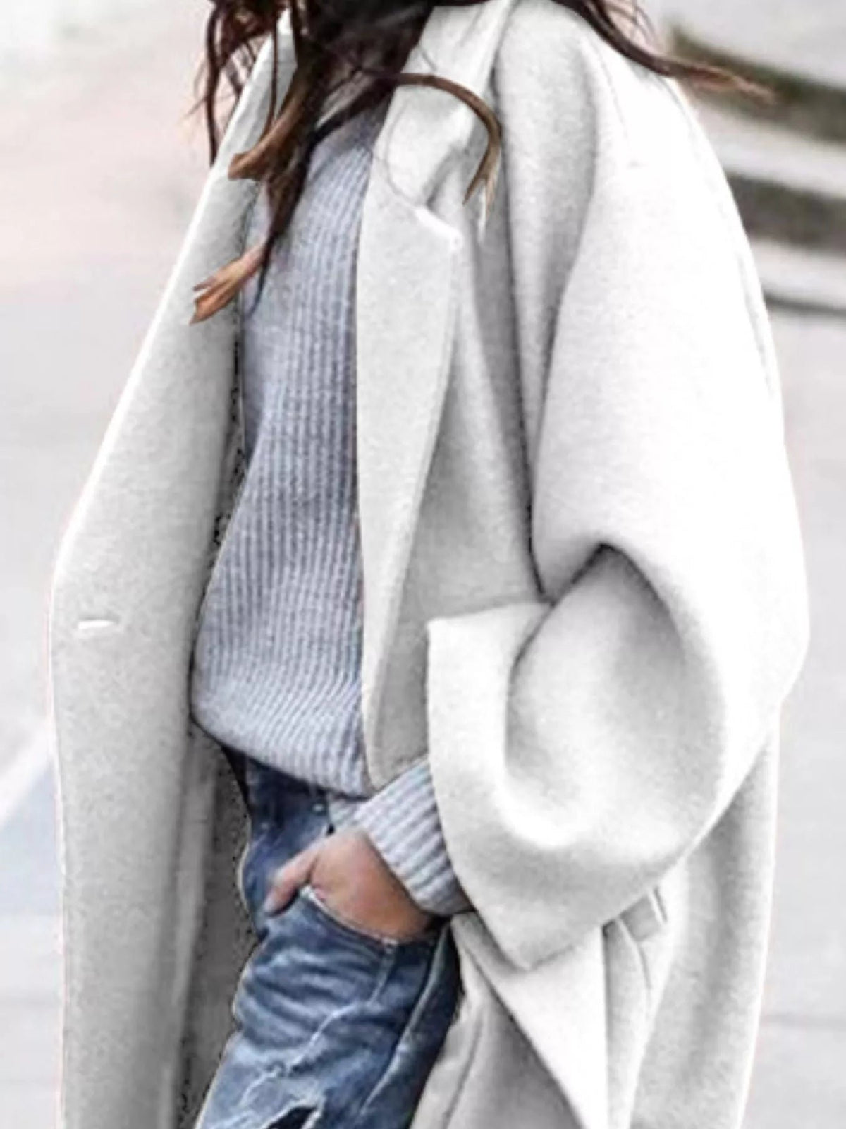 Women's Oversized Maxi Wool Coat