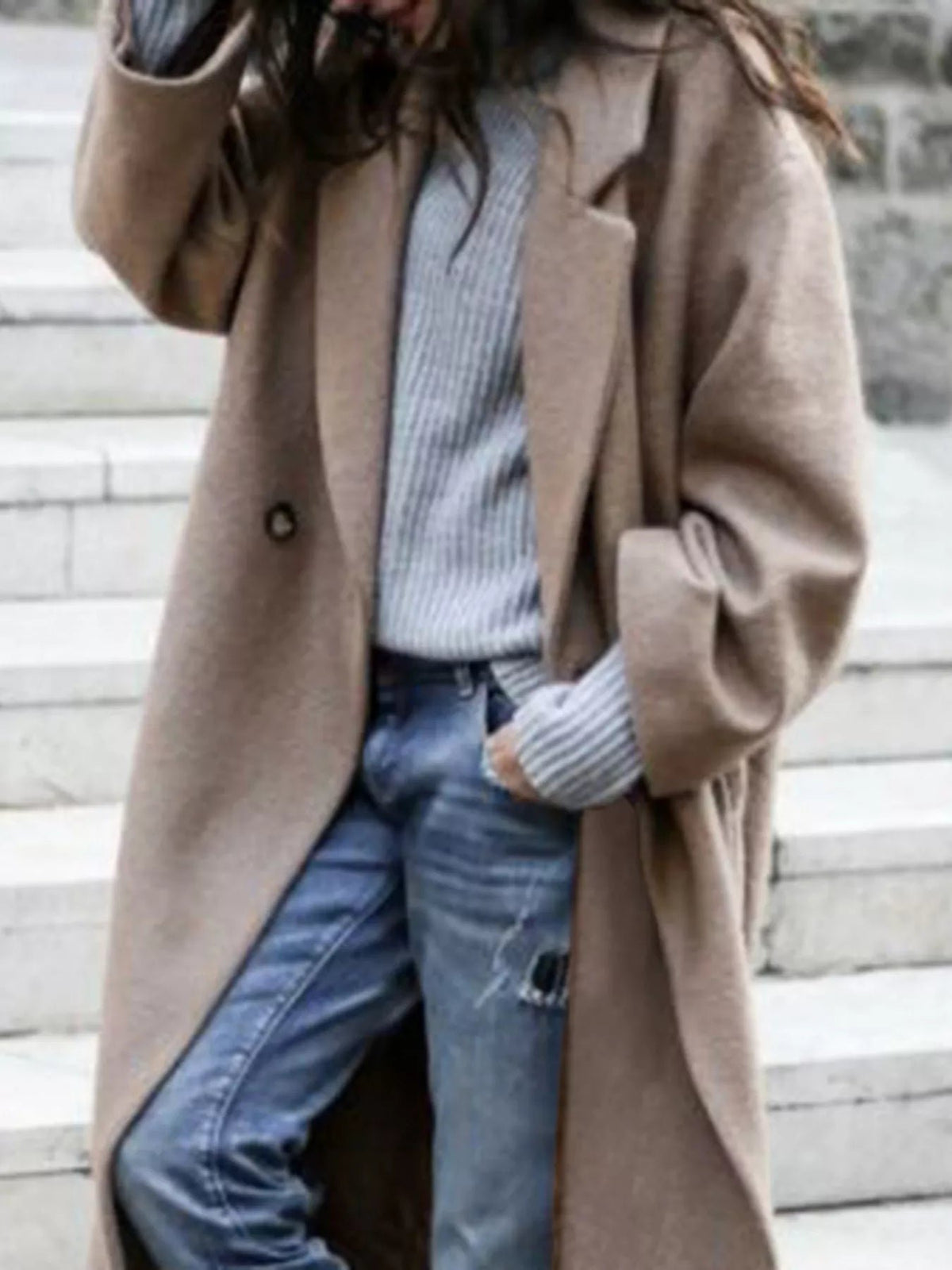 Women's Oversized Maxi Wool Coat