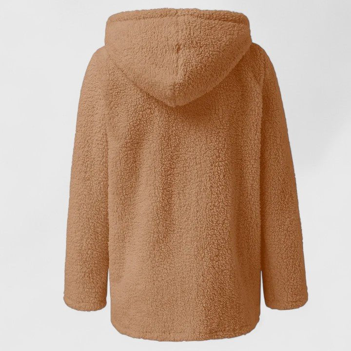 Women's Oversized Sherpa Hooded Teddy Jacket