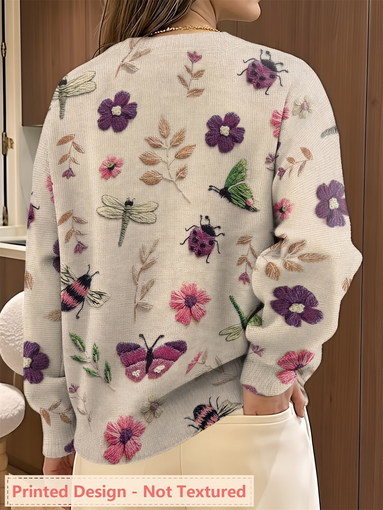 Women's Floral Jumper