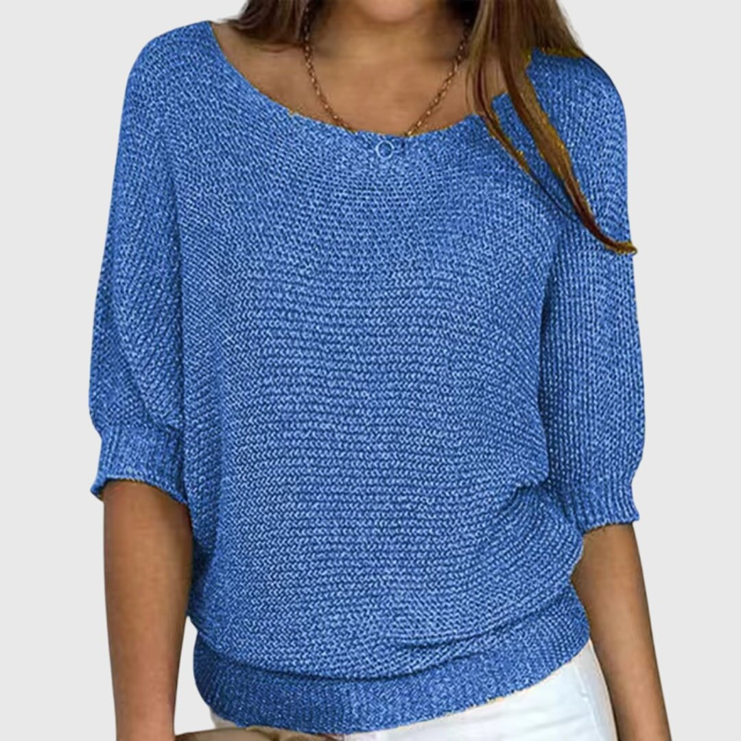 Women's Knit Jumper - Blue