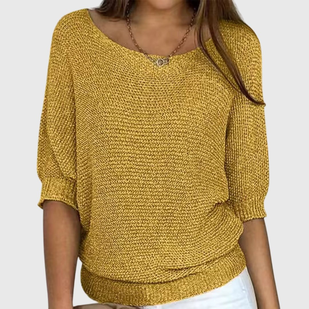 Women's Knit Jumper - Yellow