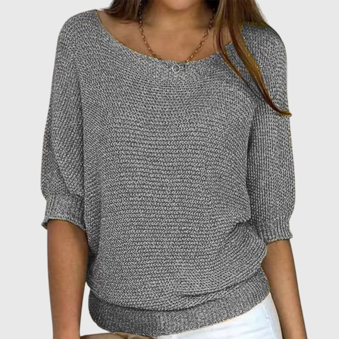 Women's Knit Jumper - Gray