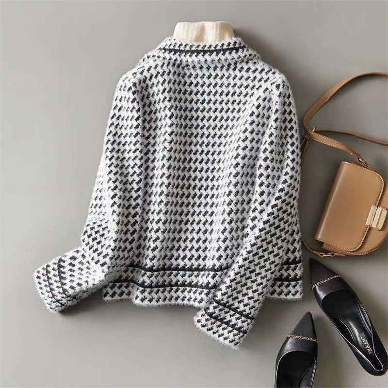 Women's Cropped Knit Blazer