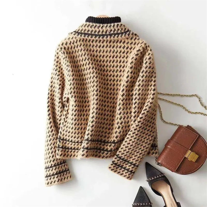 Women's Cropped Knit Blazer