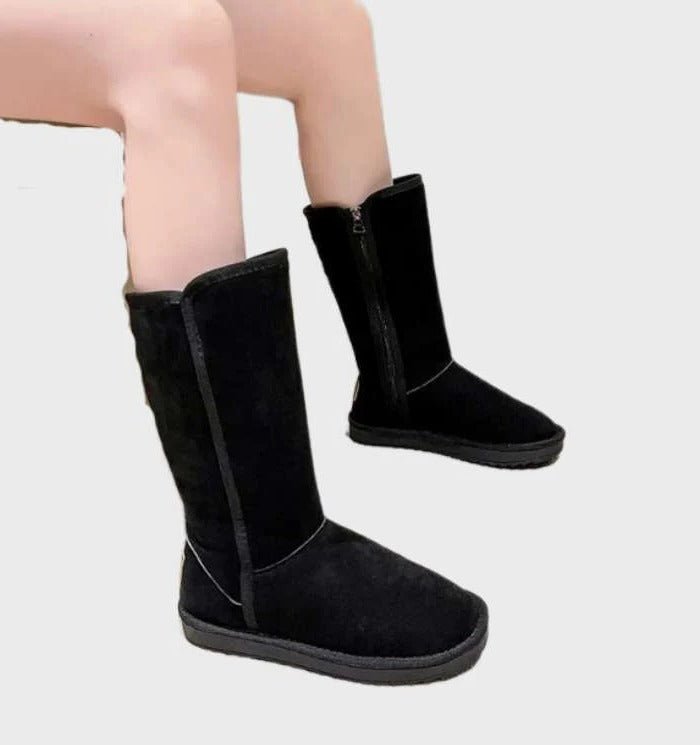 Women's Tall Suede Snow Knee-High Boots