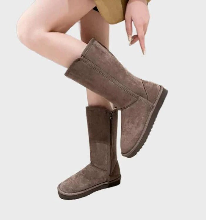 Women's Tall Suede Snow Knee-High Boots