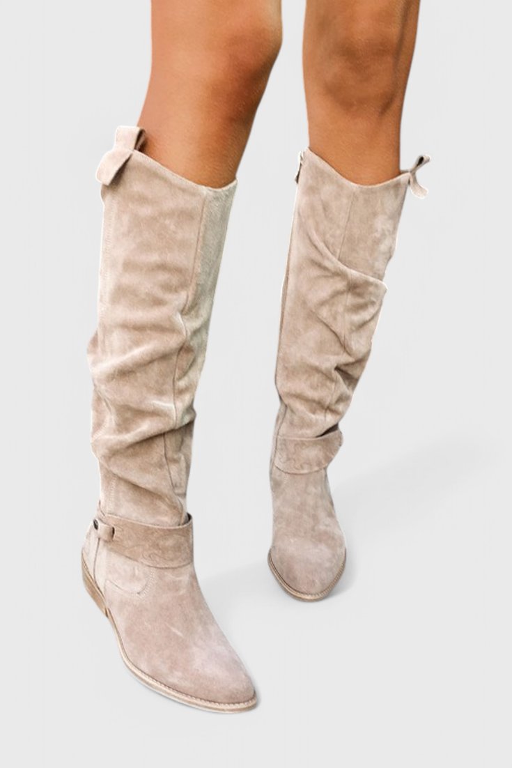 Women's Suede Over-the-Knee Boots
