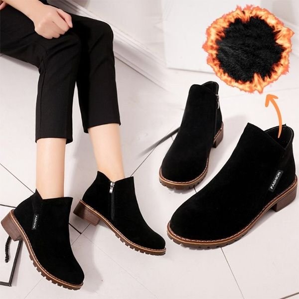 Women's Suede Winter Ankle Boots