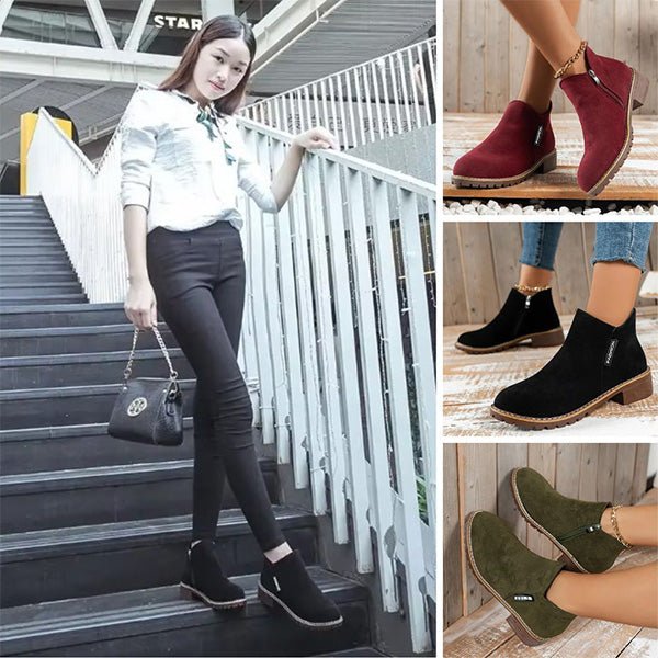 Women's Suede Winter Ankle Boots