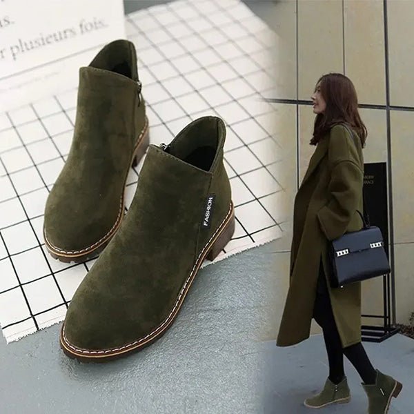 Women's Suede Winter Ankle Boots