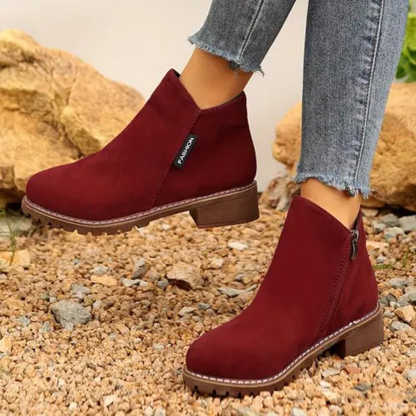 Women's Suede Winter Ankle Boots