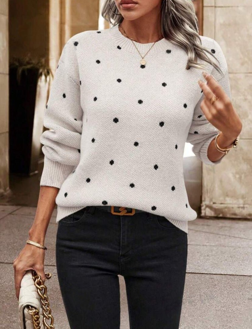 Women's Knit Jumper - White