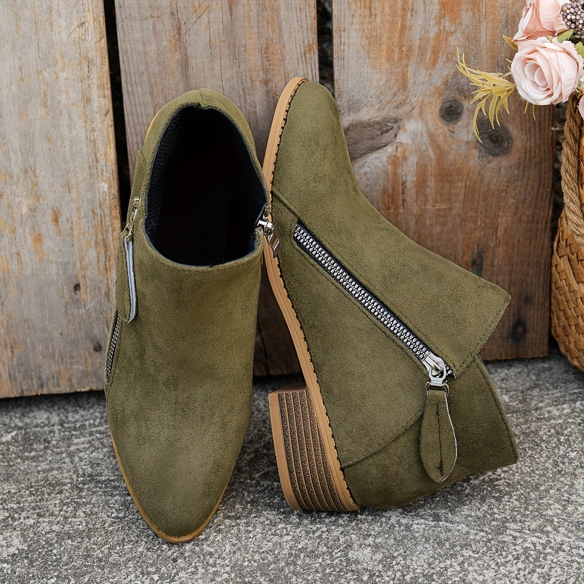 Women's Suede Ankle Boots
