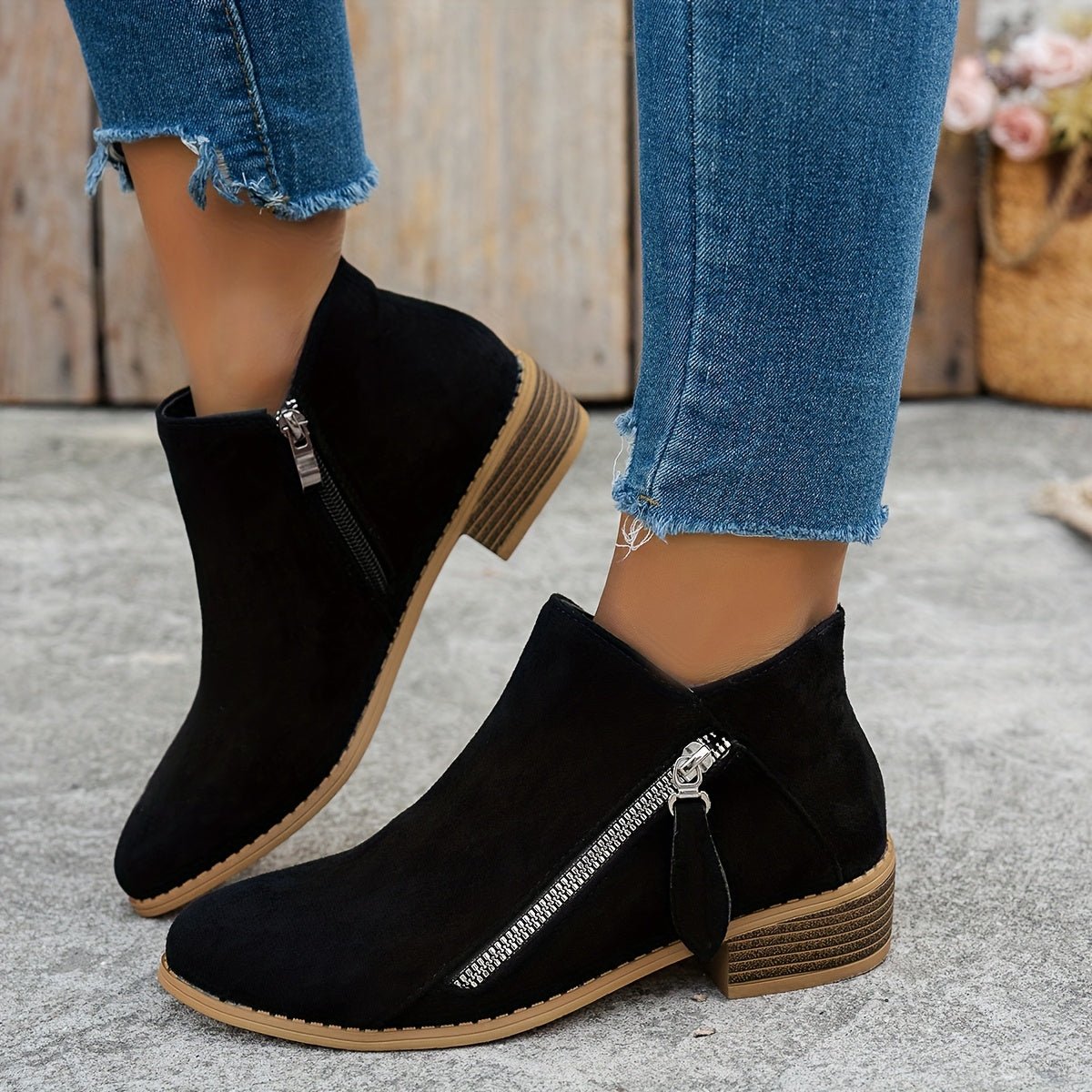 Women's Suede Ankle Boots