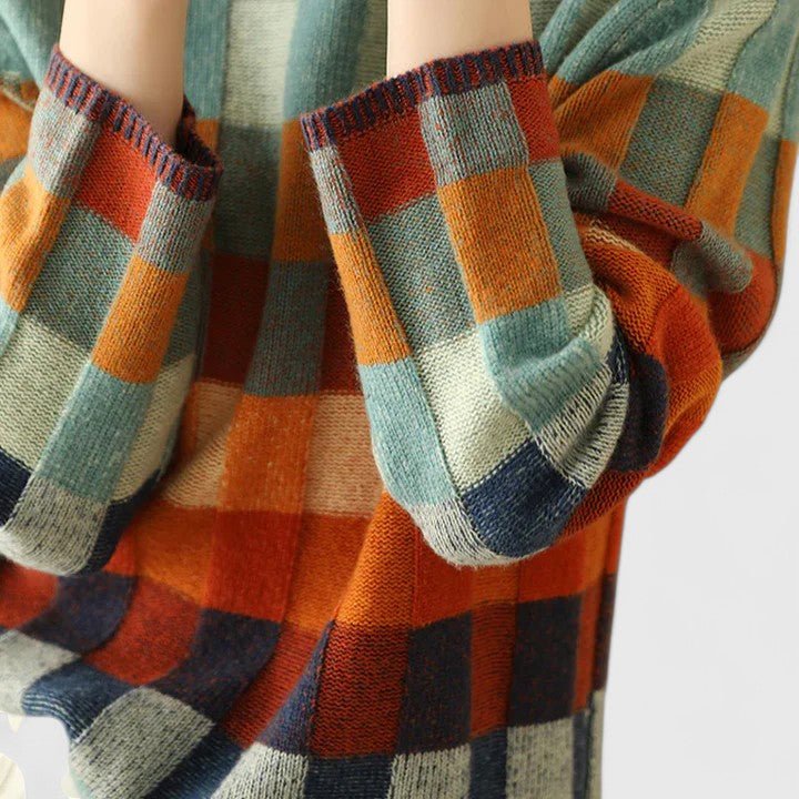 Women's Plaid Wool Jumper