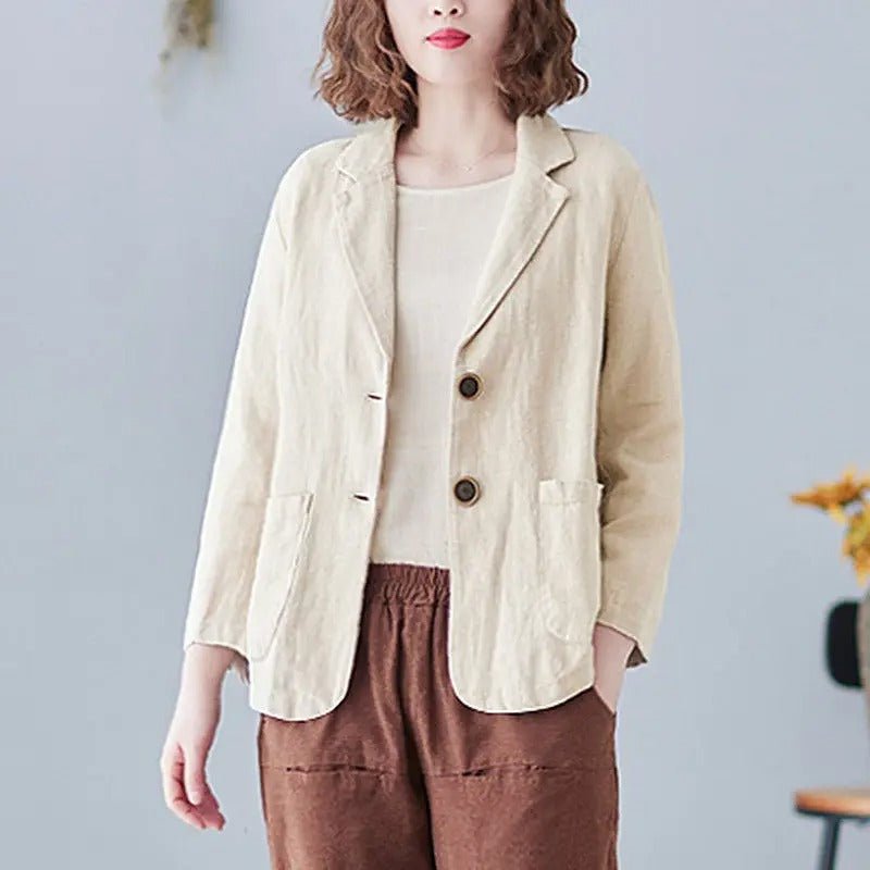 Women's Blazer - Apricot