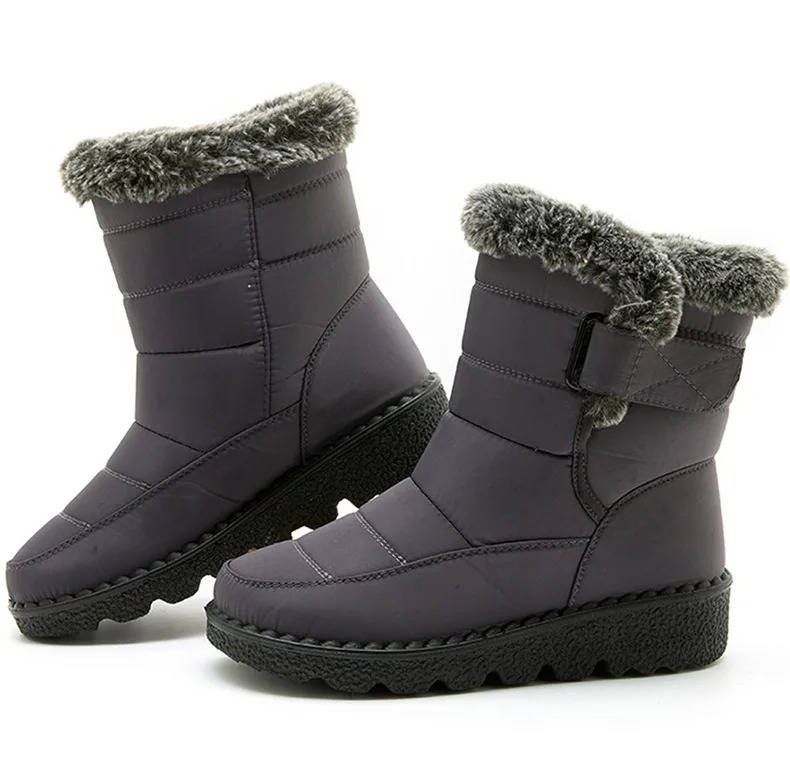 Women's Mid-Calf Waterproof Snow Boots