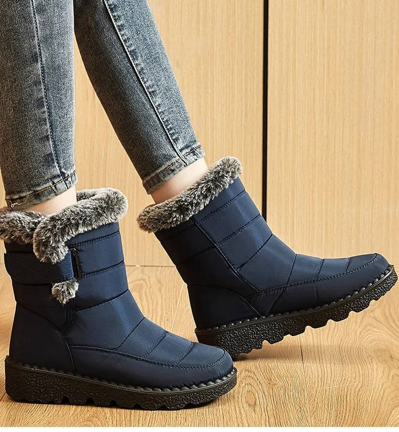 Women's Mid-Calf Waterproof Snow Boots