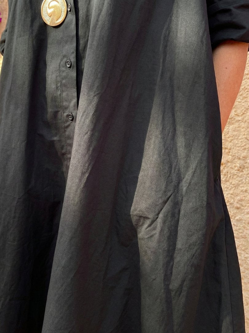 Women's Black Shirt Dress