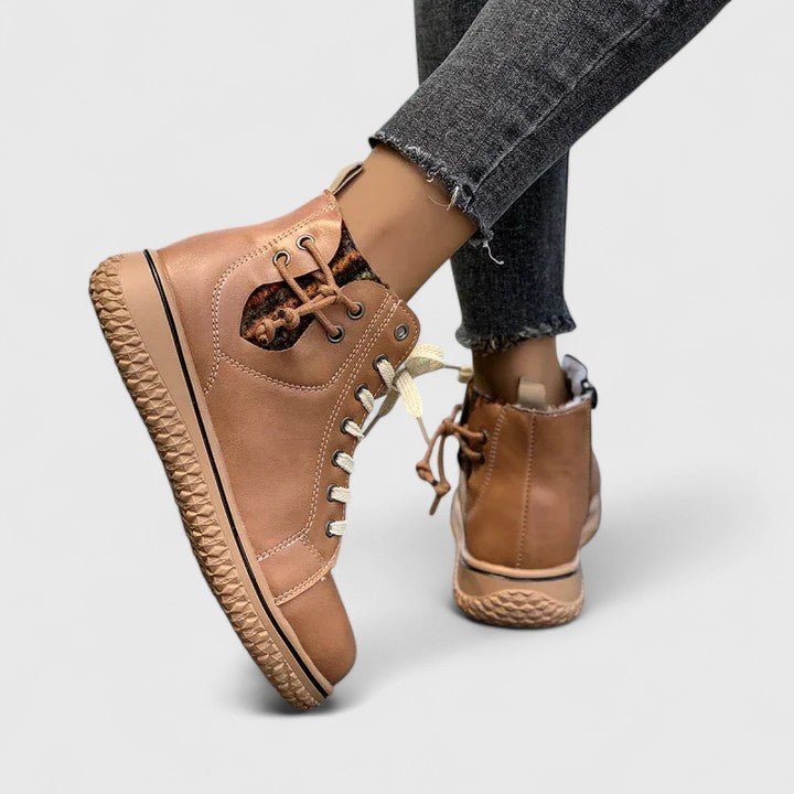 Women's Faux Leather Ankle Boots
