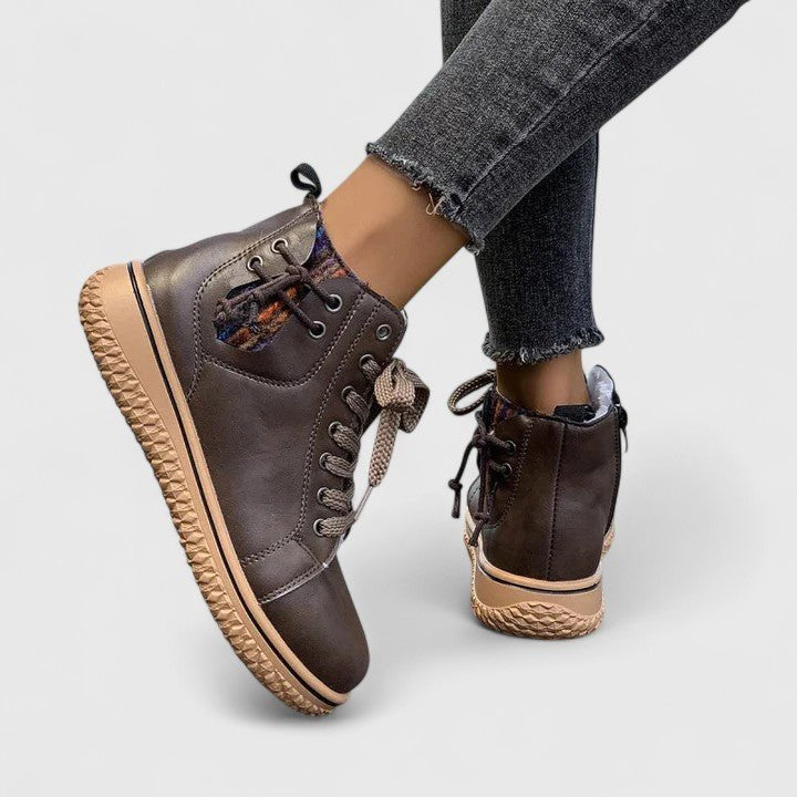 Women's Faux Leather Ankle Boots